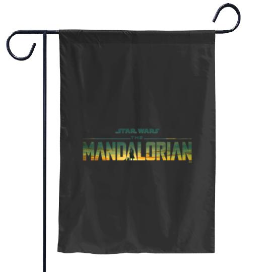 Star Warss The Mandalorian Season 3 Logo Grogu Disney Garden Flags