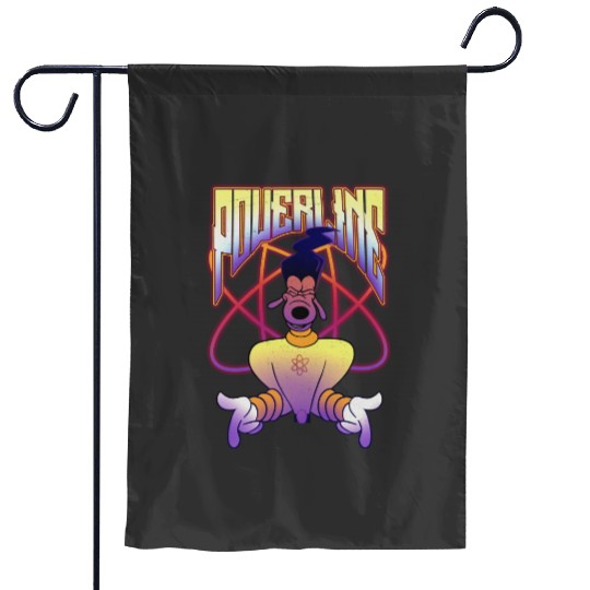 Disney A Goofy Movie Powerline Logo Portrait Sweatshirt Garden Flags