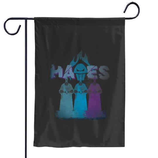 Disney Villains Herculess Hades Distressed Metal Rock Band Garden Flags