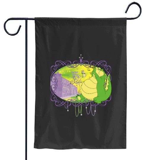 Disney The Princess and The Frog Louis and Ray Mardi Gras Garden Flags