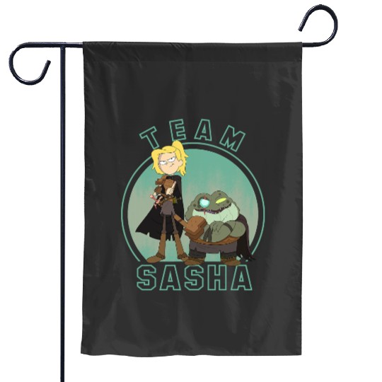Disney Channel Amphibia Team Sasha Garden Flags