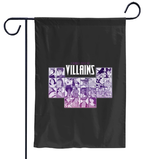 Disney Villains Periodic Table Of Villains Group Shot Garden Flags