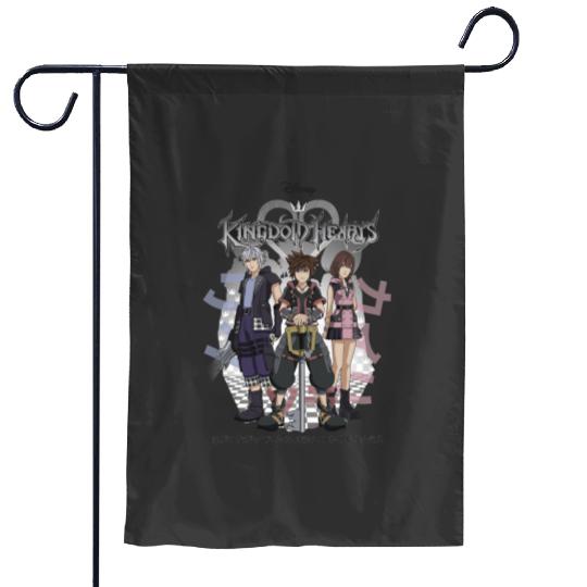 Disney Kingdom Hearts 3 Sora Riku Kairi Kanji Garden Flags