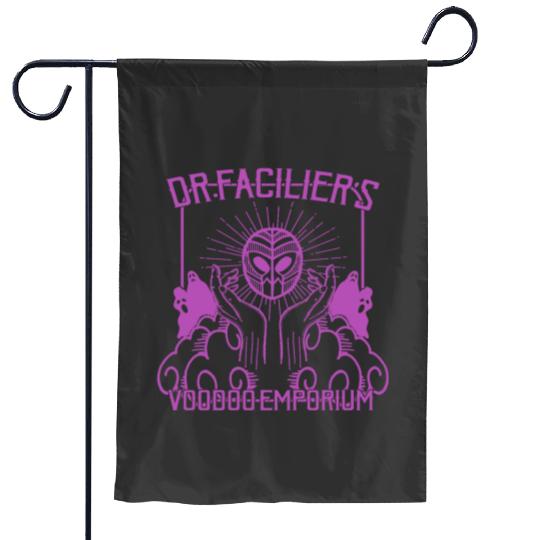 Dr. Faciliers Voodoo Emporium The Princess and the Frog Disney Villains Relaxed Fit Garden Flags