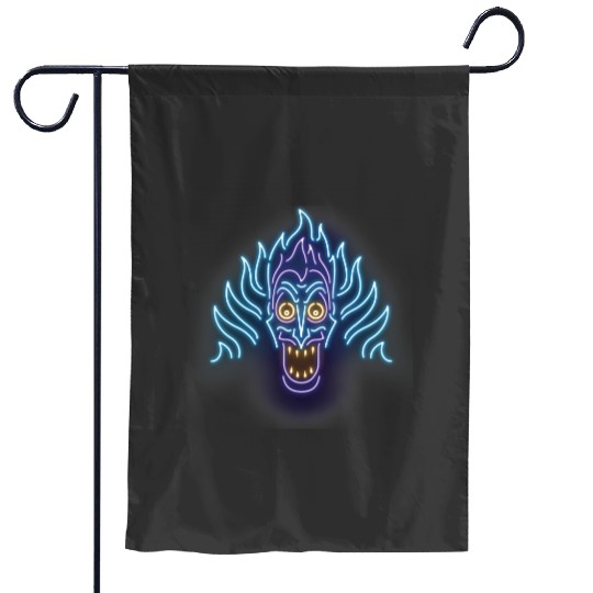 Disney Herculesss Neon Hades Head Shot Graphic Garden Flags