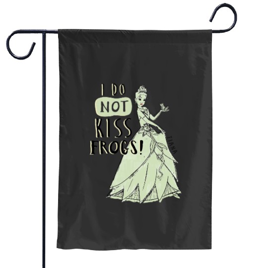 Disney Princess Tiana I Do Not KISSss Frogs Garden Flags
