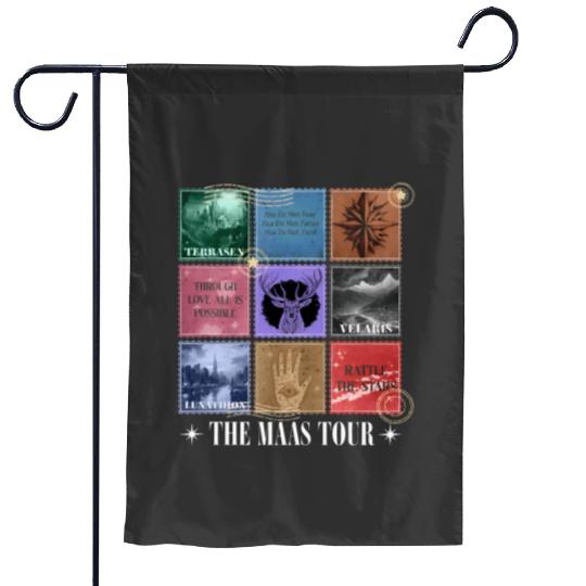 Sarah J. Maas Eras Tour ShirtThe Maas Tour Tee ACOTAR Garden Flags