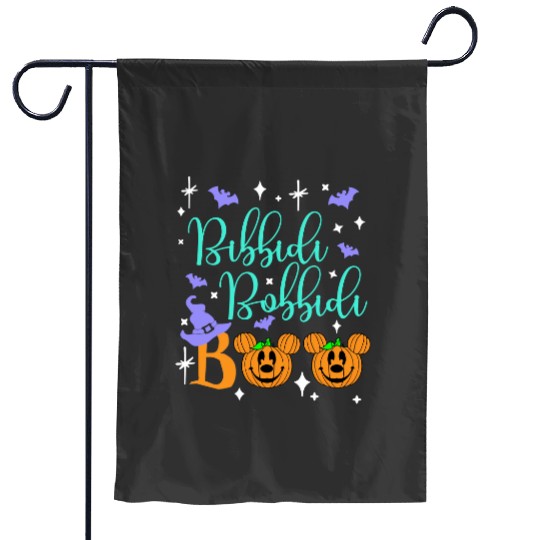 Bibbidi Bobbidi Boo Garden Flags, Disney Cinde Garden Flags, Halloween Matching Garden Flags