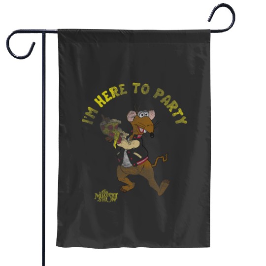 Disney The Muppets Show Im Here To Party Rizzo Retro Garden Flags