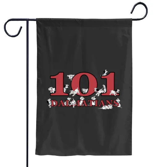 Disney 101 Dalmatians Puppy Logo Garden Flags
