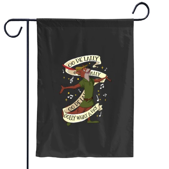 Robin Hood Garden Flags, Disney Women's Garden Flags, Disneyland Matching Garden Flags