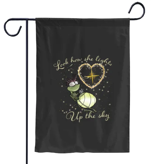 Look How She Lights Up The Sky Princess and Frog Garden Flags, Disney Tiana Garden Flags