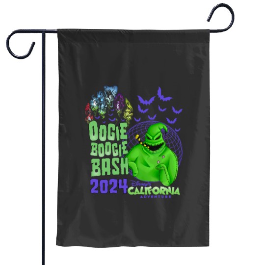 Disney California Adventure Oogie Boogie Bash 2024 Garden Flags, Nightmare Before Christmas
