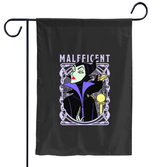 Vintage Disney Villains Sleeping Beauty Maleficent Old School Poster Garden Flags