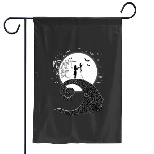 Womens Disney The Nightmare Before Christmas Jack And Sally VNeck Garden Flags