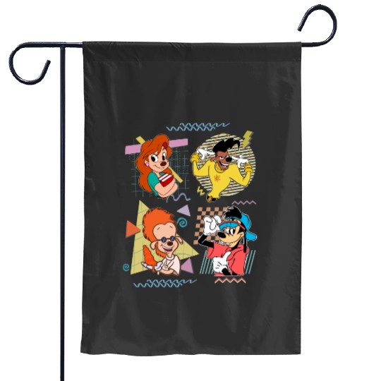 Goofy Garden Flags, Kids Disney Garden Flags, Vintage Goofy Movie Powerline