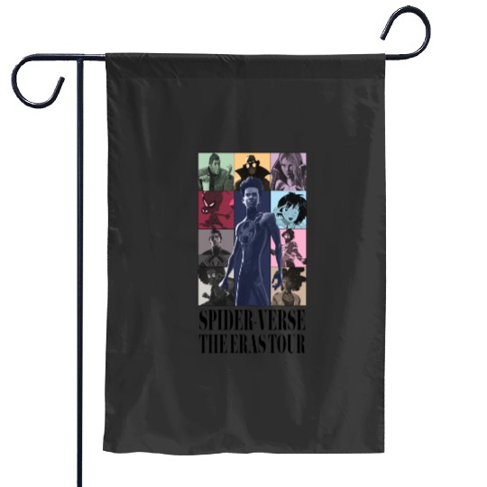 SpiderVerse Eras Tour with title Garden Flags