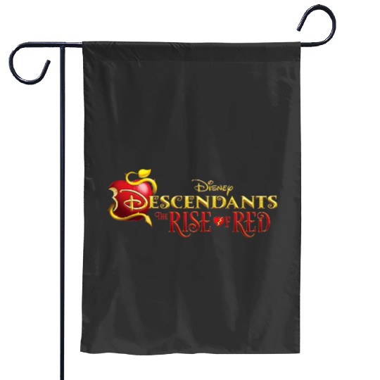 Disney Descendants 4 The Rise of Red  Movie Logo Garden Flags
