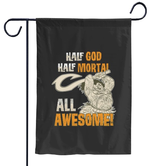 Discover Disney Moana Maui All Awesome Distressed Graphic C1 Garden Flags
