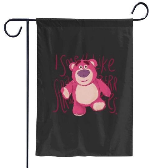 Disney Pixar Toy Story Lotso Bear Smells Like Strawberry Garden Flags