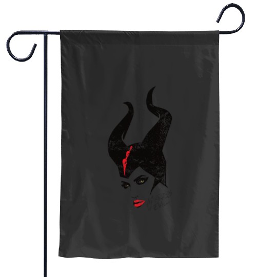 Disney Maleficent Mistressss Of Evil Stylized Portrait Garden Flags