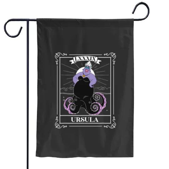 Disney The Little Mermaid LXXXIX Iconic Ursula Chest Frame Garden Flags