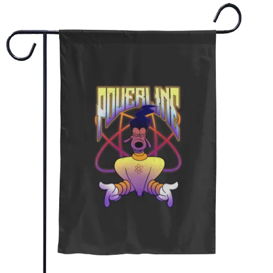 Disney A Goofy Movie Powerline Logo Portrait Short Sleeve Garden Flags