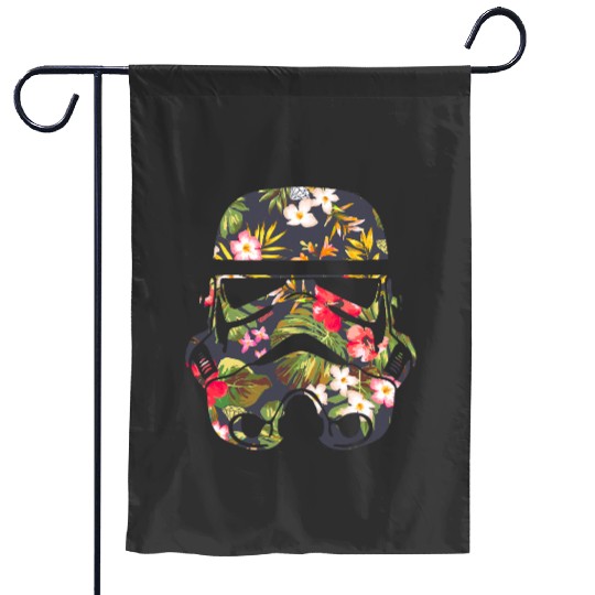 Star Warss Tropical Stormtrooper Floral Print Disney Garden Flags
