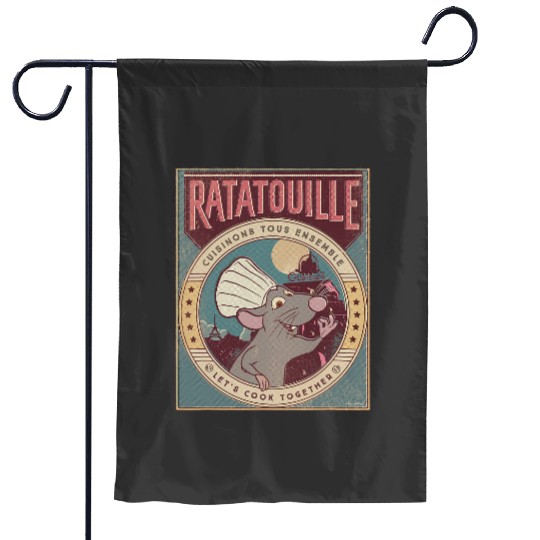 Disney and Pixars Ratatouille Chef Remy Lets Cook Together Garden Flags