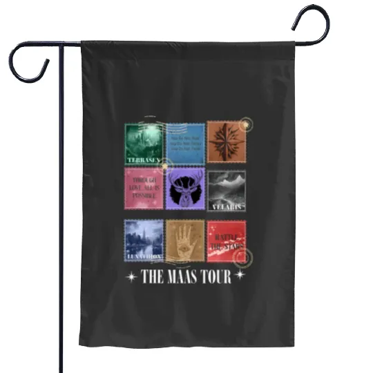 Sarah J. Maas Eras Tour ShirtThe Maas Tour Tee ACOTAR Garden Flags