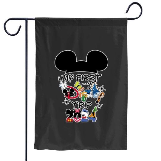 Disney Trip Garden Flags, Mickey Garden Flags, Mickey Ears, Disney Mickey Garden Flags