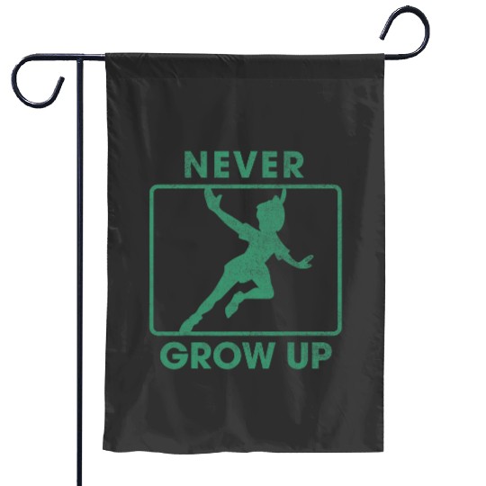 Discover Disney Peter Pan Never Grow Up Silhouette Garden Flags