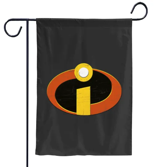 Disney Pixars The Incredibles Distressed Super Emblem Garden Flags