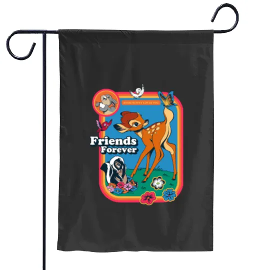 Disney Bambi Friends Forever Vintages Garden Flags
