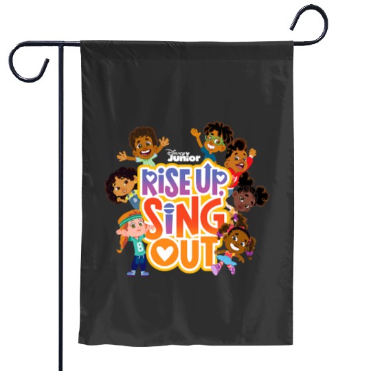 Disney Jr. Rise Up Sing Out Musical Celebration Garden Flags