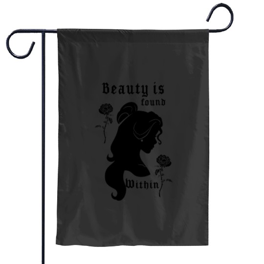 Disney Beauty The Beast Belle Found Within Graphic Garden Flags