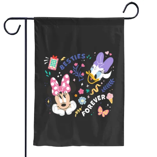 Disney Mickey And Friends Minnie Daisy Besties Forever Garden Flags