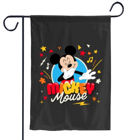 Disney Mickey And Friends Music Stars Giggle Mickey Garden Flags