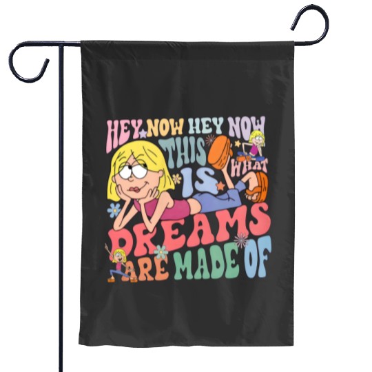 Disney Cute Lizzie McGuire Garden Flags, This Is What Dreams Are Made Of Retro Garden Flags