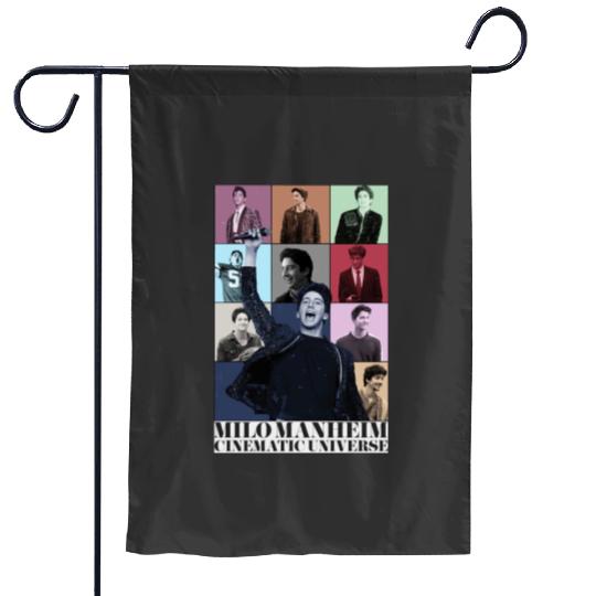 Milo Manheim Cinematic Universe Eras tour style Garden Flags