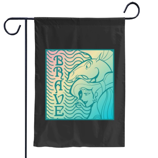 Disney Herculess Meg Megara Pegasus Bravess Garden Flags
