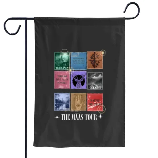 Sarah J. Maas Eras Tour ShirtThe Maas Tour Tee ACOTAR Garden Flags