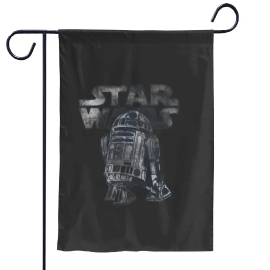 Star Warss R2D2 Vintages Distressed C2 Disney Garden Flags