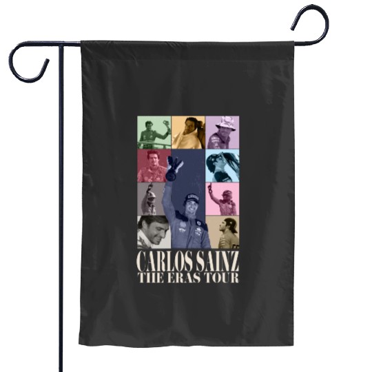 Carlos Sainz Eras Tour 2023 V2 season white letters Garden Flags
