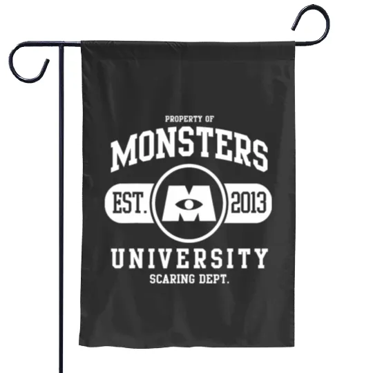 Disney Pixarss Monsters University Est. 2013 Logo Garden Flags