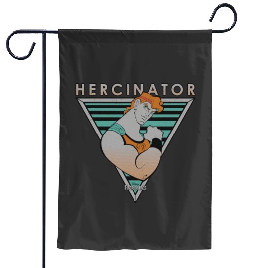 Disney Herculess Hercinator Triangle 90s Garden Flags