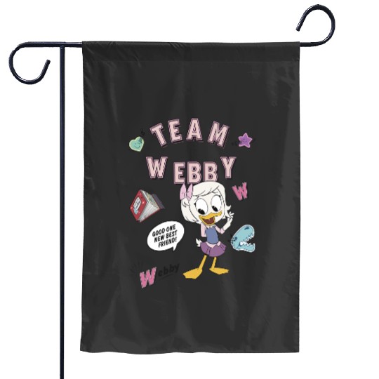 Disney DuckTales Team Webby Collage Garden Flags