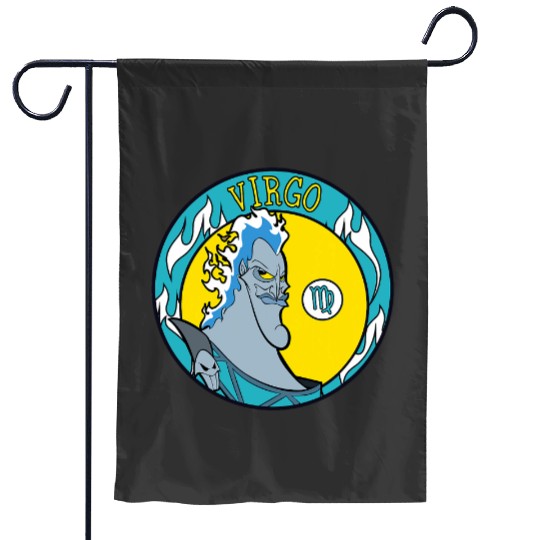 Disney Villains Hades Virgo Zodiac Garden Flags