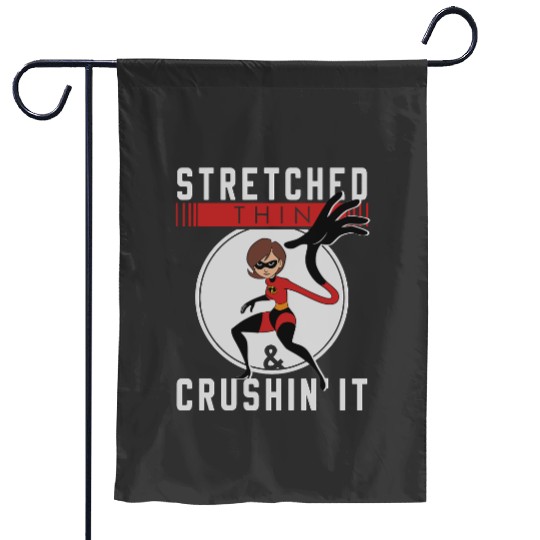 Disney and Pixars The Incredibles Elastigirl Stretched Thin Garden Flags