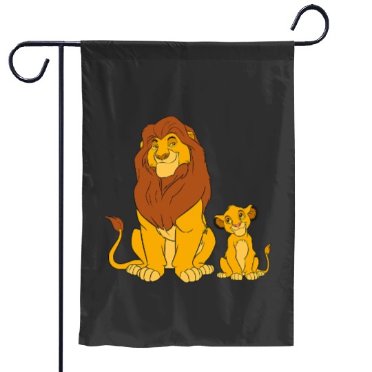 Disney The Lion King Young Simba and Mufasa Garden Flags